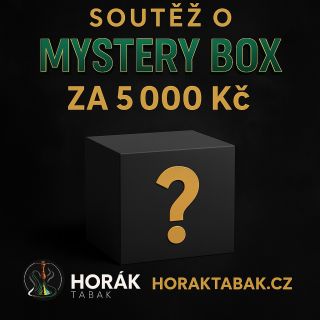 🎁 SOUTĚŽ O MYSTERY BOX ZA 5 000 Kč! 🎁 Z e-shopu horaktabak.cz — pro jednoho šťastlivce, co ví, že tajemství chutná nejlíp...