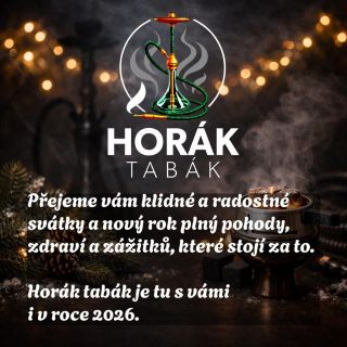 🎄✨ Klidné svátky, pohoda u dýmky a žádný stres. Celé Vánoce máme standardně otevřeno, takže když dojde tabák, uhlíky nebo...